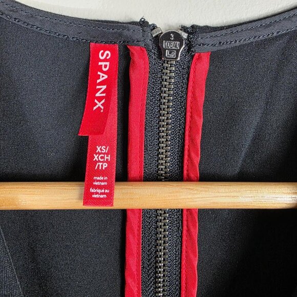 SPANX Perfect Black Zip Back Sleeveless Jumpuit - Picture 4 of 9